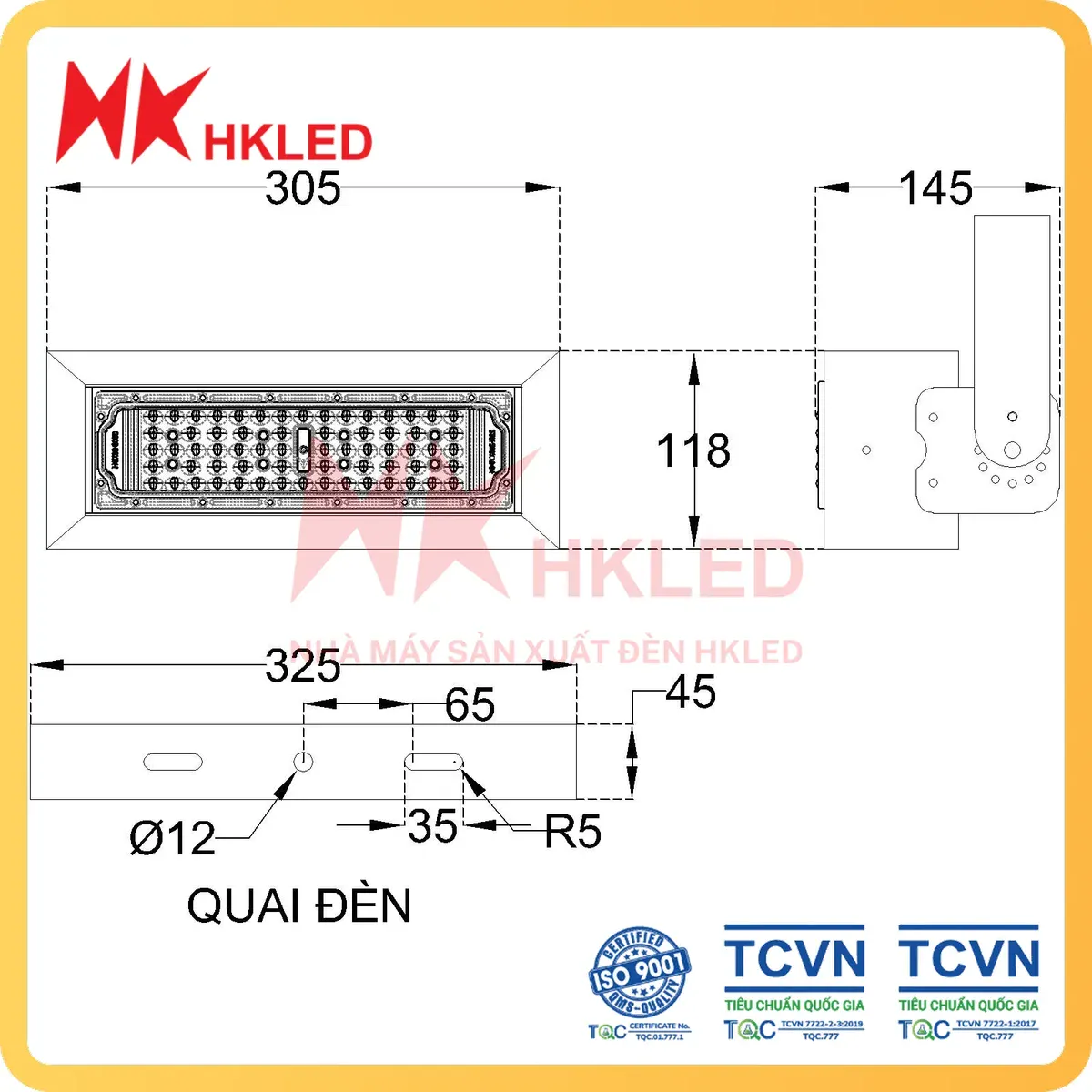 Đèn pha LED module SMD P02 - Công suất 50W - Ảnh 6