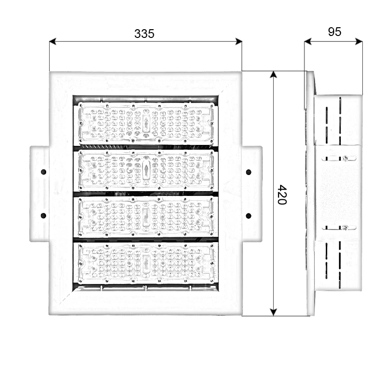Đèn phòng nổ cây xăng Module SMD - Công suất 200W - Ảnh 5