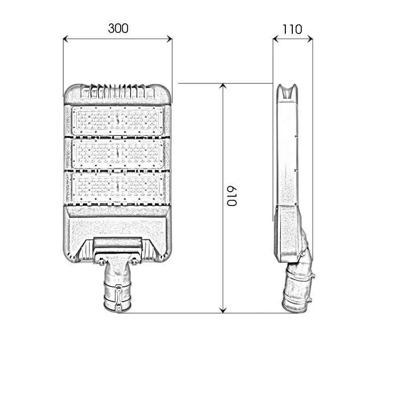Đèn LED đường phố D15 chip LED SMD - Công suất 150W - Ảnh 8