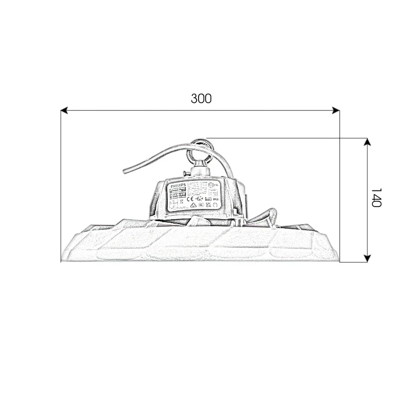 Đèn nhà xưởng UFO X03 - Công suất 100W - Ảnh 7