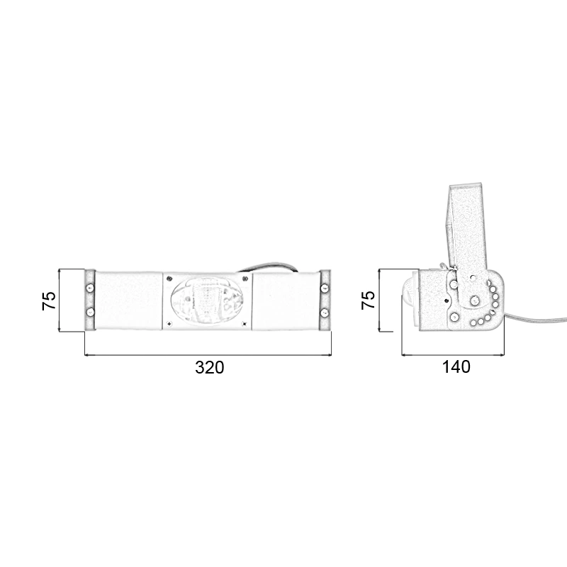 Đèn pha LED module COB P03 - Công suất 50W - Ảnh 6