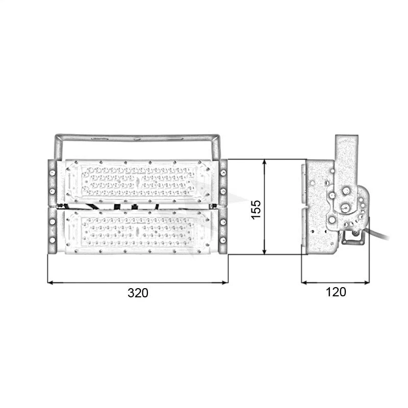 Đèn pha LED module SMD P03 - Công suất 100W - Ảnh 7