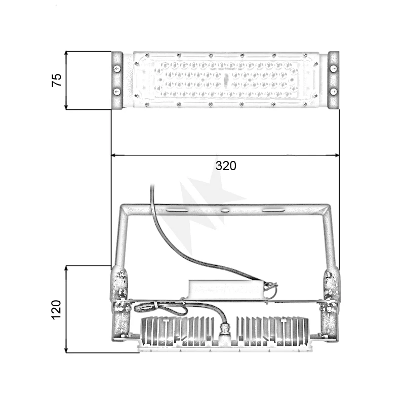 Đèn pha LED module SMD P03 - Công suất 50W - Ảnh 6