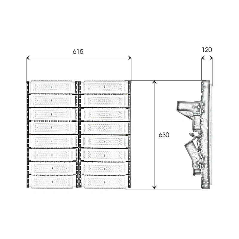 Đèn pha LED module SMD P03 - Công suất 800W - Ảnh 9
