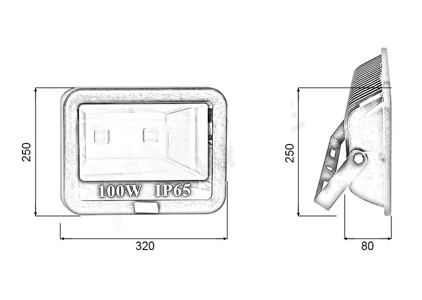 Đèn pha PTR chip LED COB - Công suất 100W - Ảnh 2