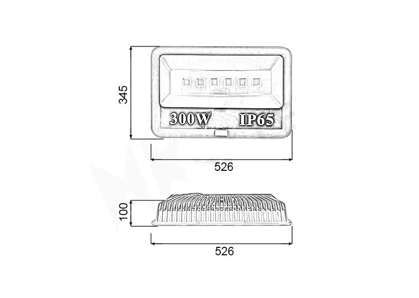 Đèn pha PTR chip LED COB - Công suất 300W - Ảnh 7