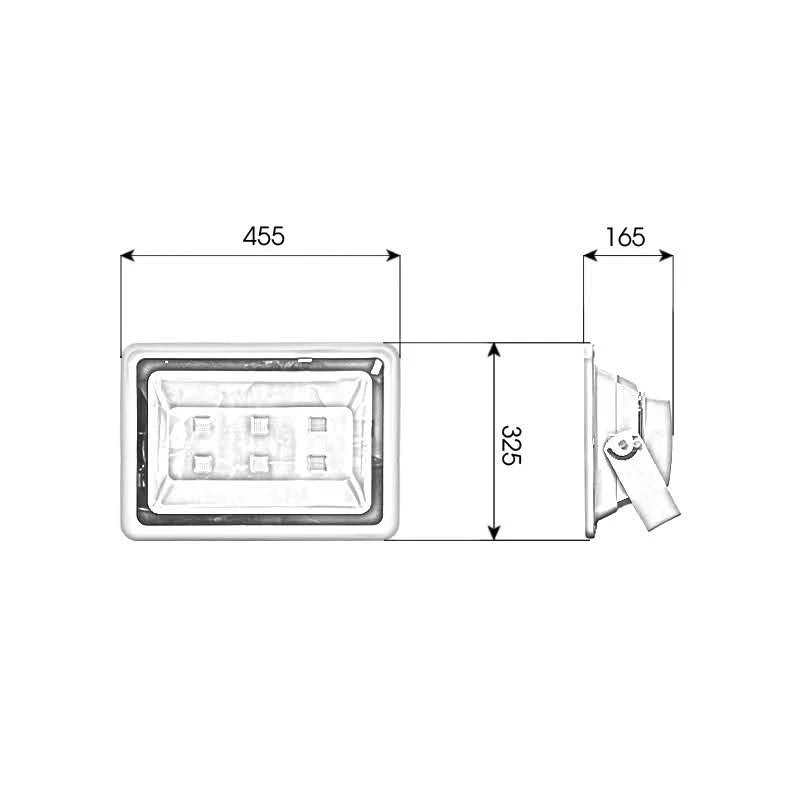Đèn pha PXH chip LED COB - Công suất 300W - Ảnh 4