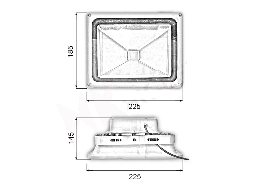 Đèn pha PXH chip LED COB - Công suất 50W - Ảnh 9