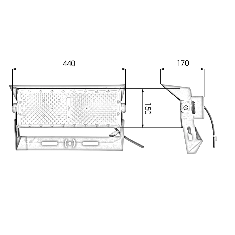 Đèn pha LED module SMD P04 - Công suất 200W - Ảnh 5