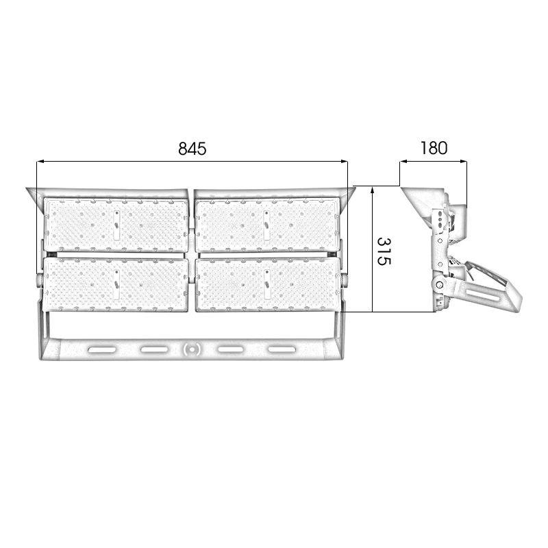 Đèn pha LED module SMD P04 - Công suất 800W - Ảnh 5
