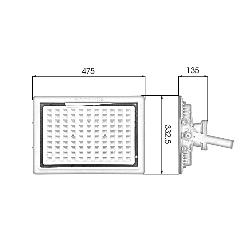 Đèn phòng nổ DNP1S400 - Ảnh 7
